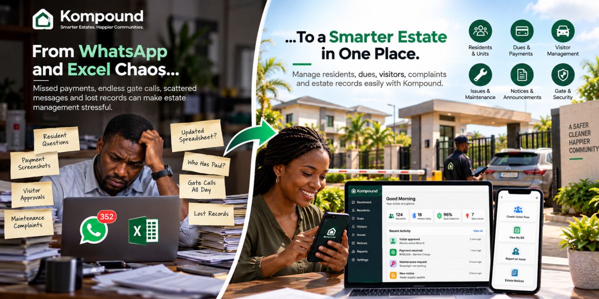 How to Manage an Estate Without WhatsApp and Excel