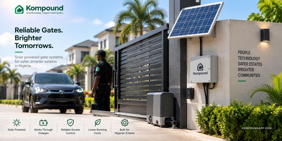Solar Powered Gate Systems for Estates in Nigeria: Buyer’s Guide